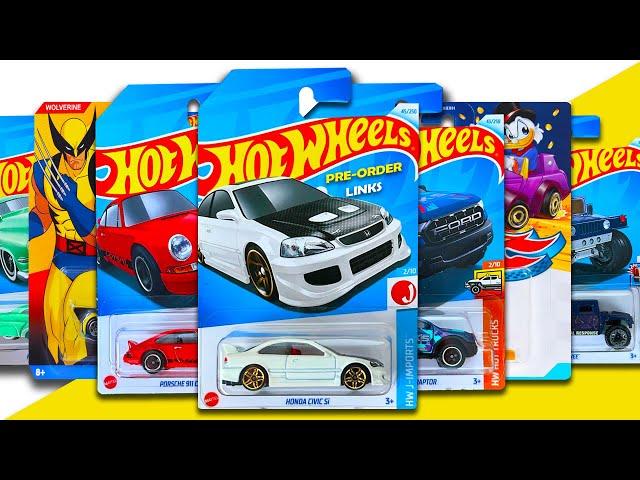 Preview - Hot Wheels 2024 Mix G Case Pre-Order Links, Character Cars, Racer verse Line ups & More.