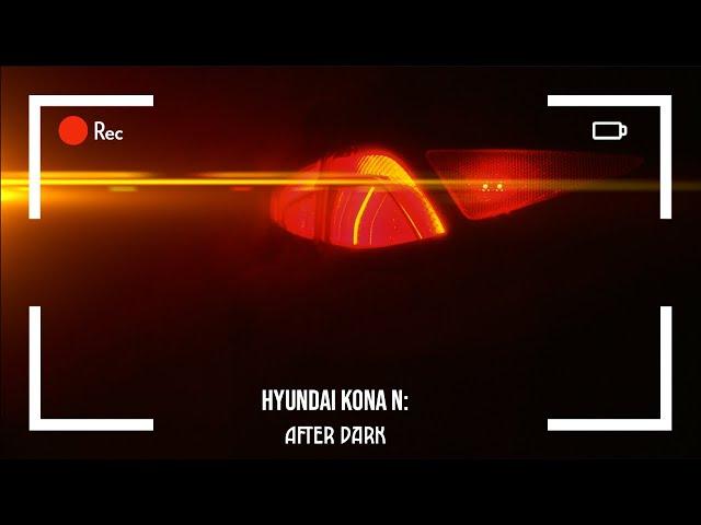 2022 Hyundai Kona N: After Dark Light Painting 4k