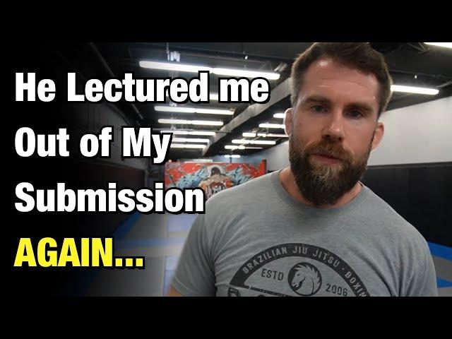 Annoying Purple Belt Lectures Blue Belt Out of Submissions