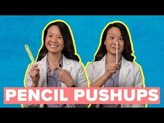 THE EASIEST VISION THERAPY EXERCISE FOR YOUR EYES: Pencil Push Ups