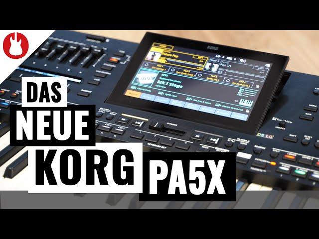 The new entertainer keyboard flagship | KORG Pa5X  | MUSIC STORE