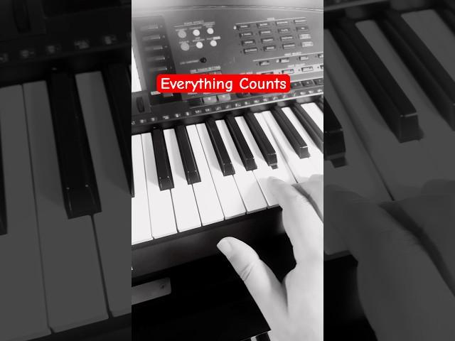 Everything Counts - Depeche Mode #keyboardnotes Play Along!
