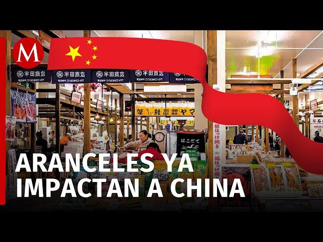 Comerciantes en China se preparan ante aranceles de Trump