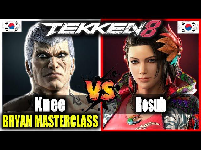 Tekken 8 PROs - Knee (BRYAN) vs Rosub (AZUCENA) - TOP Tekken 8 Ranked Matches