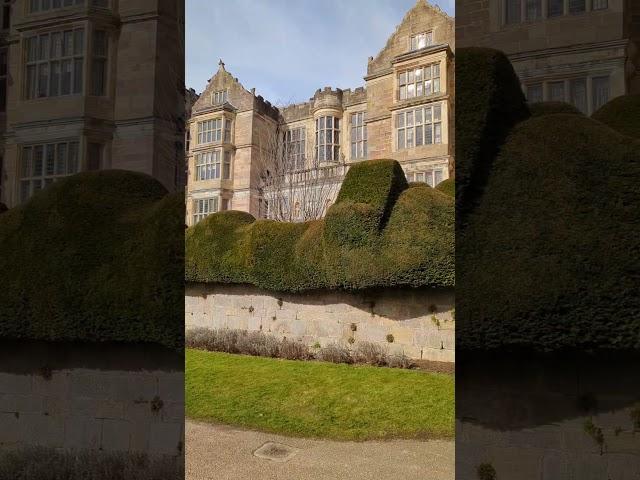 Fountains hall looking splendid today as we walked around the ruins of the abbey #history #house