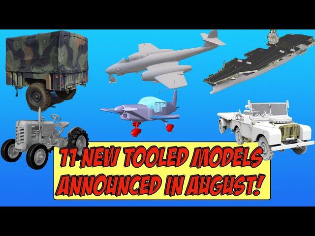 Scale Model Kits: What's Been Announced in August 2024? - Revell Re-Announce a Meteor!!