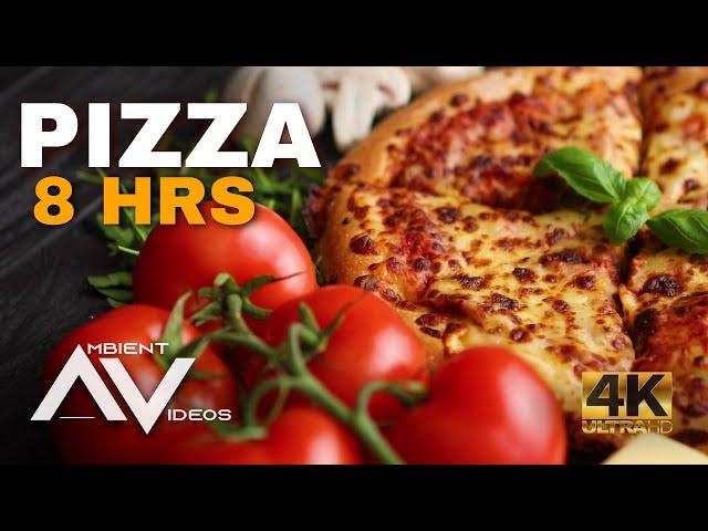 PIZZAThe Art of Making Pizza - 8 Hours 4K video of beautiful pizza making.