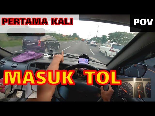 Pertama Kali Masuk Jalan Tol Bagi Pemula - Pakai Lajur Tengah dan Kiri - Tol Terpadat di Jawa Timur