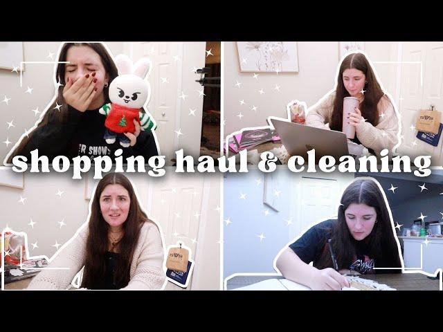 shopping haul, cleaning, and the beginning of the end