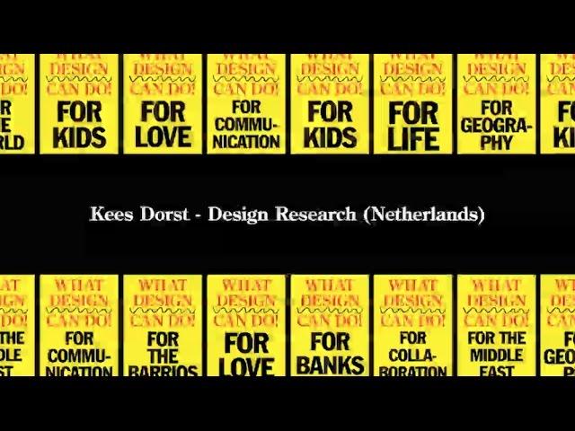 Kees Dorst - What Design Can Do 2012