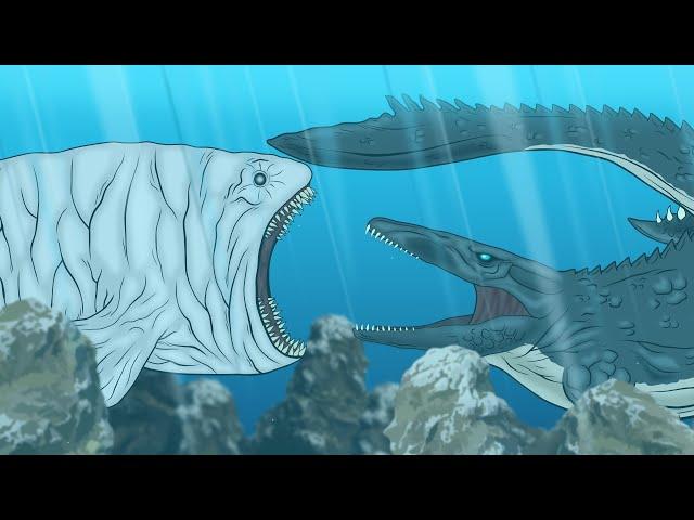 Bloop vs.  Mega Mosasaurus