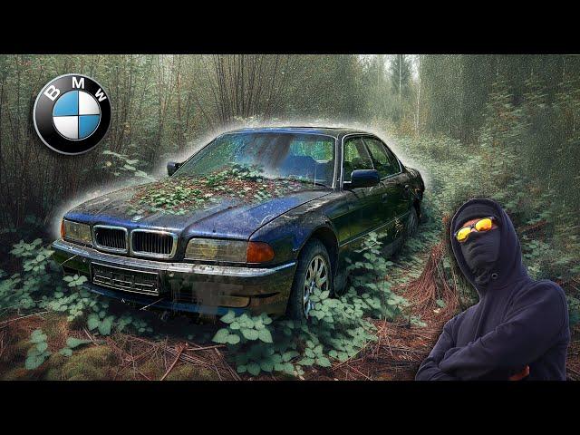 BMW E38 V8 wyciągnięte z krzaków po 4 latach | Czy odpali? TEST no.1