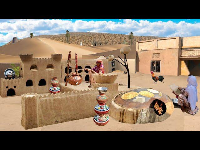 Desert Women Morning Routine Pakistan | Pakistan Village Life  | Traditional Desert Village Food