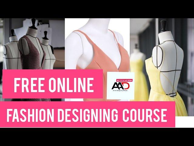 Draping Fashion Technique // Free Fashion Design course (class 1) sub G.M.T