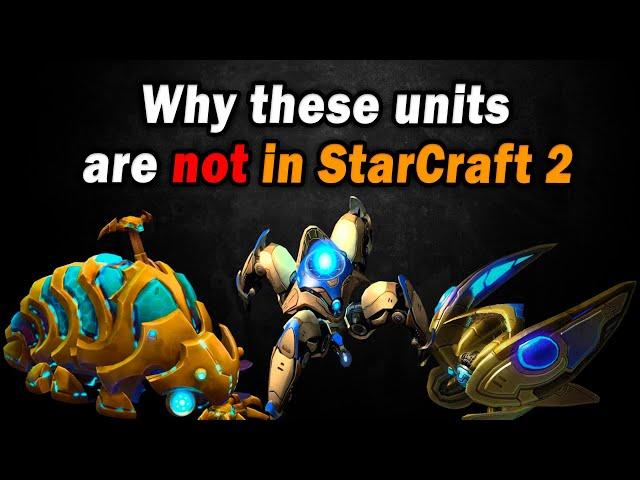 Brood War Protoss units that didn't make it into StarCraft 2