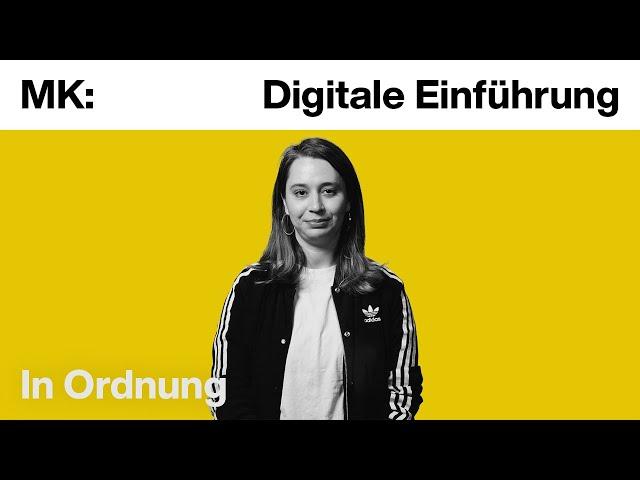 Digitale Einführung: In Ordnung | Münchner Kammerspiele