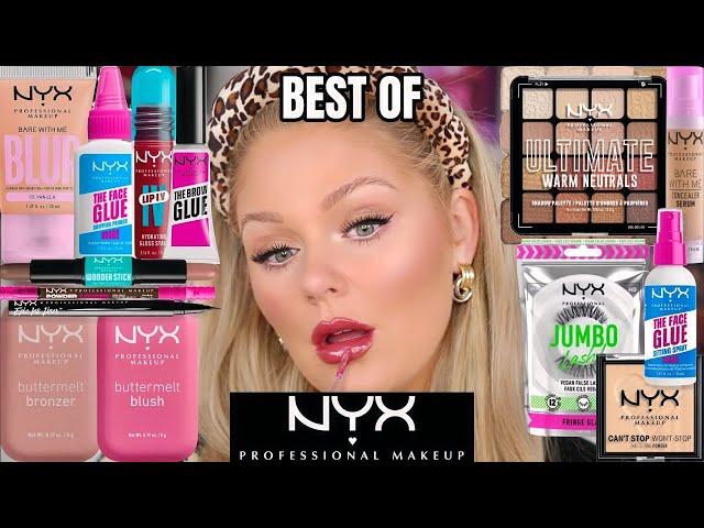 Best Drugstore Makeup 2024  Full Face of NYX Cosmetics | KELLY STRACK