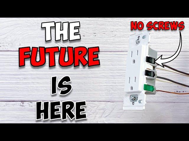 The BEST Outlet NO More Screw Terminals | 5  Minute Install