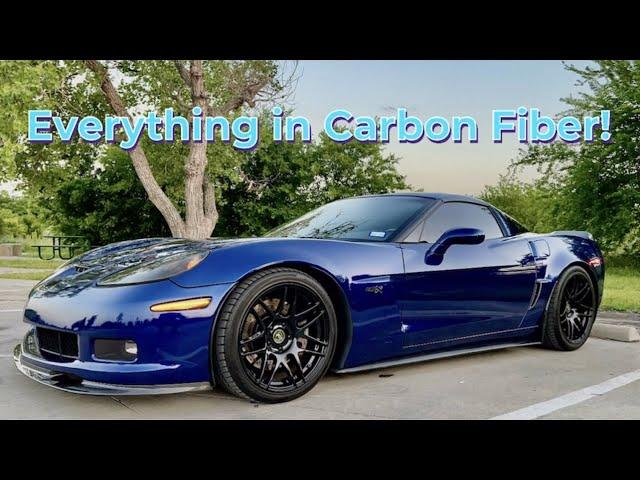 My C6 Gets More Carbon from Extreme Online Store! Carbon Fiber Side Skirts.