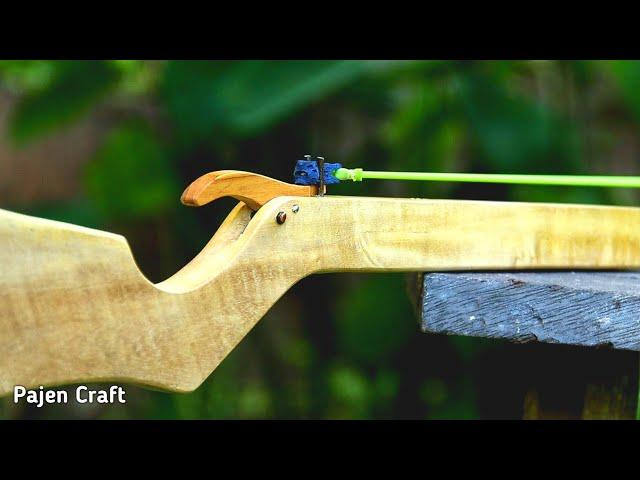 Powerful Wooden Slingshot Easy To Make - DIY Wooden Slingshot