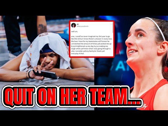 Caitlin Clark Teammate Nalyssa Smith Just Dropped CRYPTIC TWEET!WNBA FANS WORRIED DID SHE QUIT!