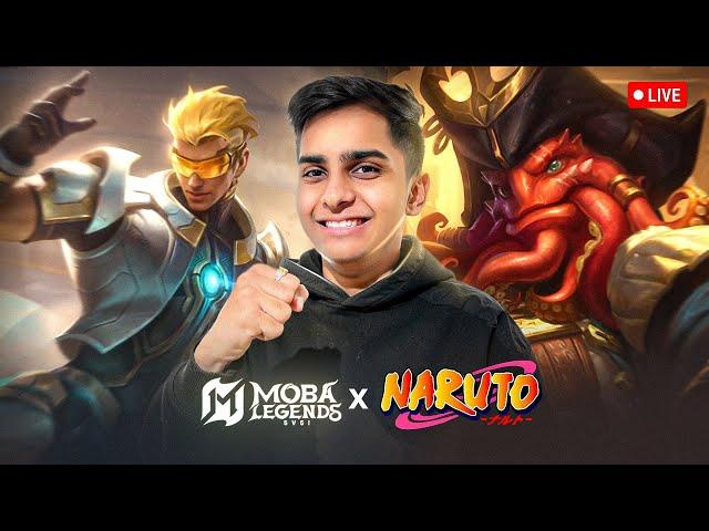 [Live] Moba Legends X Naruto Live #mobalegends5v5india #aditech