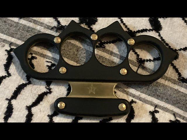 JB Knife & Tool - Hybrid Boxer Knuckle - Brass & G10