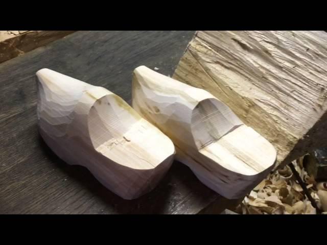 Dutch Wooden Shoes being made in the Netherlands by Koos Vreeswijk