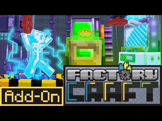 FACTORYCRAFT ADDON: Simplified Technical Mod in Minecraft Bedrock Survival