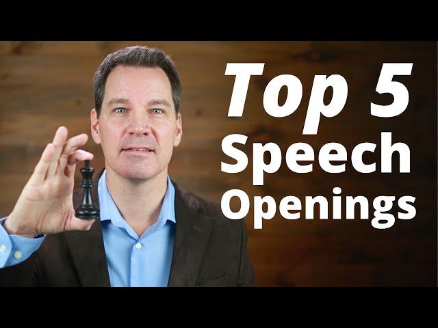 How to Start a Speech