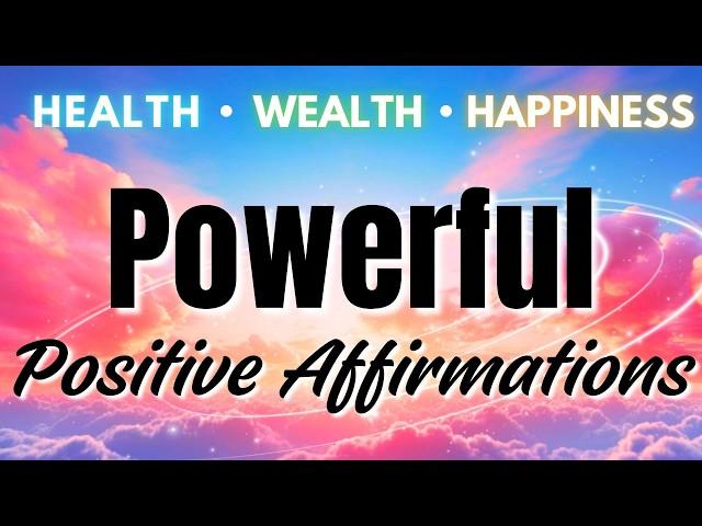 Powerful Positive Affirmations | 2 Hours | Healthy, Wealthy, Happy