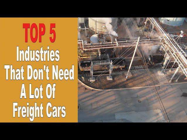 Model Railroad: Small Industries That Don't Need Lots Of Cars!  Great info!