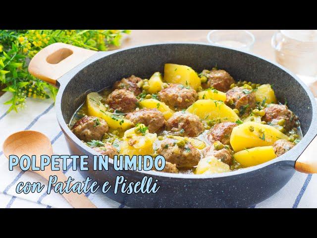 Polpette in Umido con Patate e Piselli - Ricetta Facile Polpette Morbide e Gustose - 55Winston55