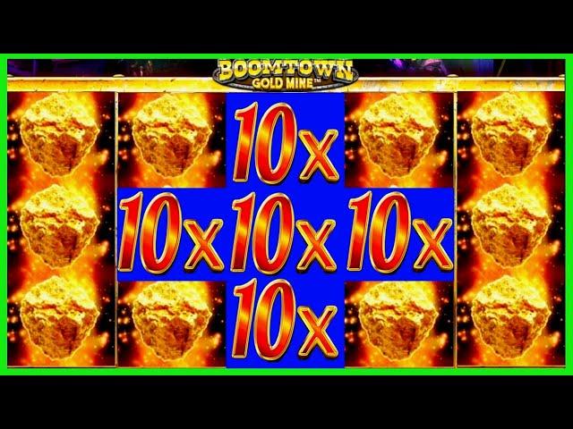 JACKPOT HANDPAY$300 BETSBOOMTOWN GOLDMINE HIGH LIMIT SLOT MACHINE BUENO DINERO MUSEUM SLOTS