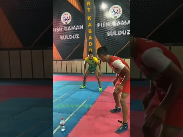 Mohammad Reza Chiyane  practicing diving knee hold #kabaddi #str9ke