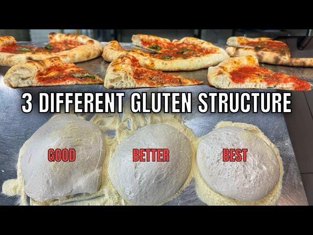3 Different Gluten Structure With 1 Pizza Dough