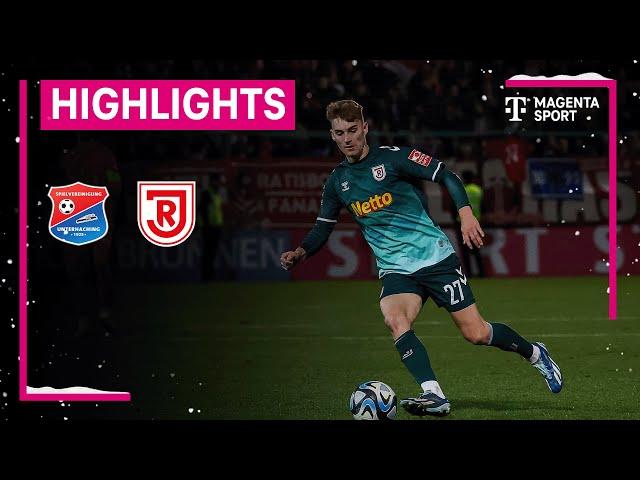 SpVgg Unterhaching - SSV Jahn Regensburg | Highlights 3. Liga | MAGENTA SPORT