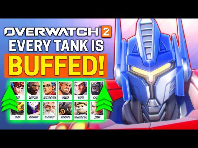 Overwatch 2 Just BUFFED EVERY Tank Hero... Mid-Season 11 Patch