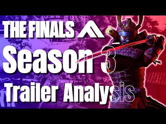 The Finals Season 3: Trailer Review | My Very First Trailer Analysis ! 