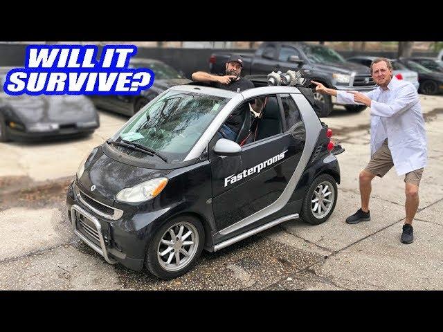 We TWIN Electric Turbo The Smart Car. It's A Freaking RIPPER Now!