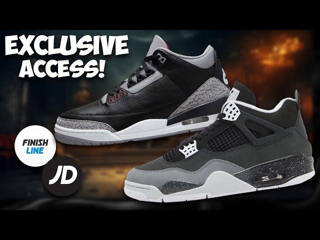 GOING LIVE?! Potential Jordan 4 Fear EA JD/FNL Jordan 3 Black Cement SHOCK Drop This Week?