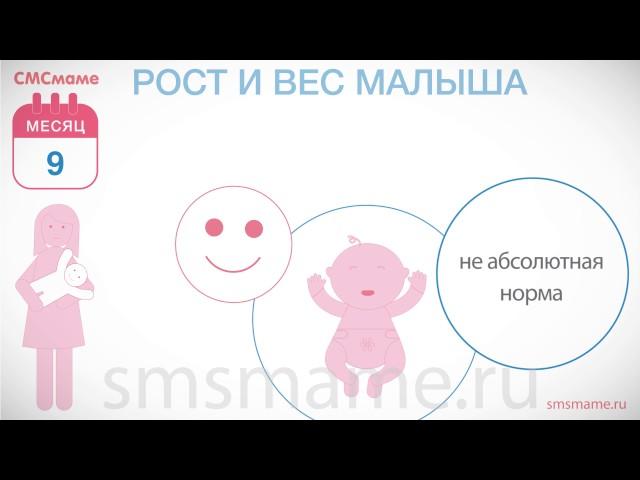 Ребенку 9 месяцев - рост и вес, учим малыша самостоятельности