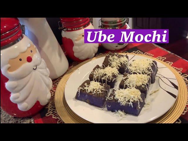 Ube Mochi with Langka and Macapuno