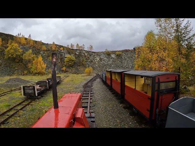 Threlkeld Quarry & Mining Museum Narrow Gauge Hunslet Ride #railway #train #locomotive #industrial