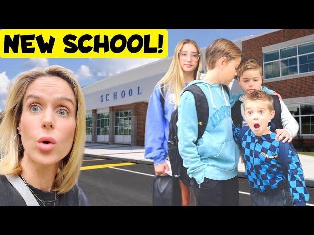 OUR MORNING ROUTINE: FIRST DAY at a NEW SCHOOL!