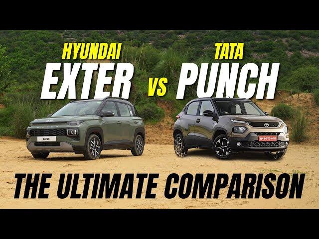 Hyundai Exter vs Tata Punch: Which car is more value for money?