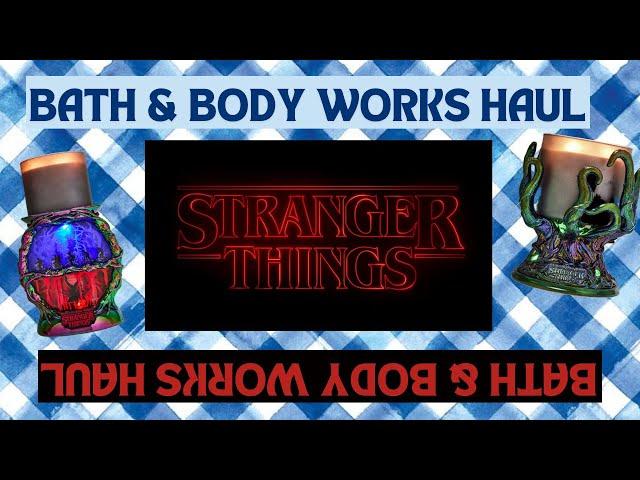 Bath & Body Works + Stranger Things Collab Haul | BRAND NEW STRANGER THINGS COLLECTION