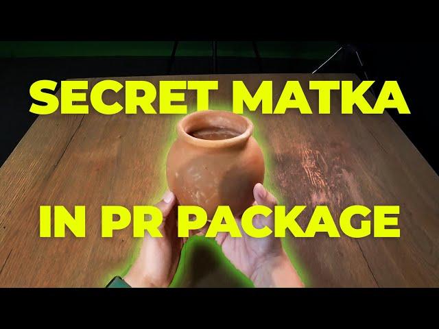 I got this Secret MATKA in PR Package