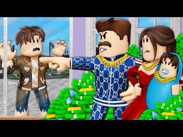 Rich Family Kicked Out Poor Son! A Roblox Movie