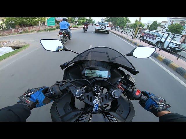 Yamaha R15 V3 BS6 - First Ride | Acceleration | Review | Top Speed